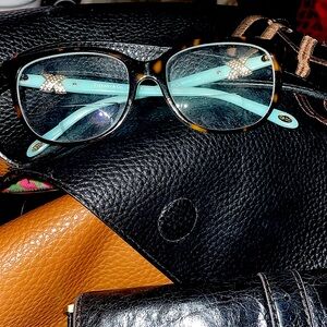 Tiffany & Co Glasses. Transition readers!  Very rare. With rhinestone detailing.